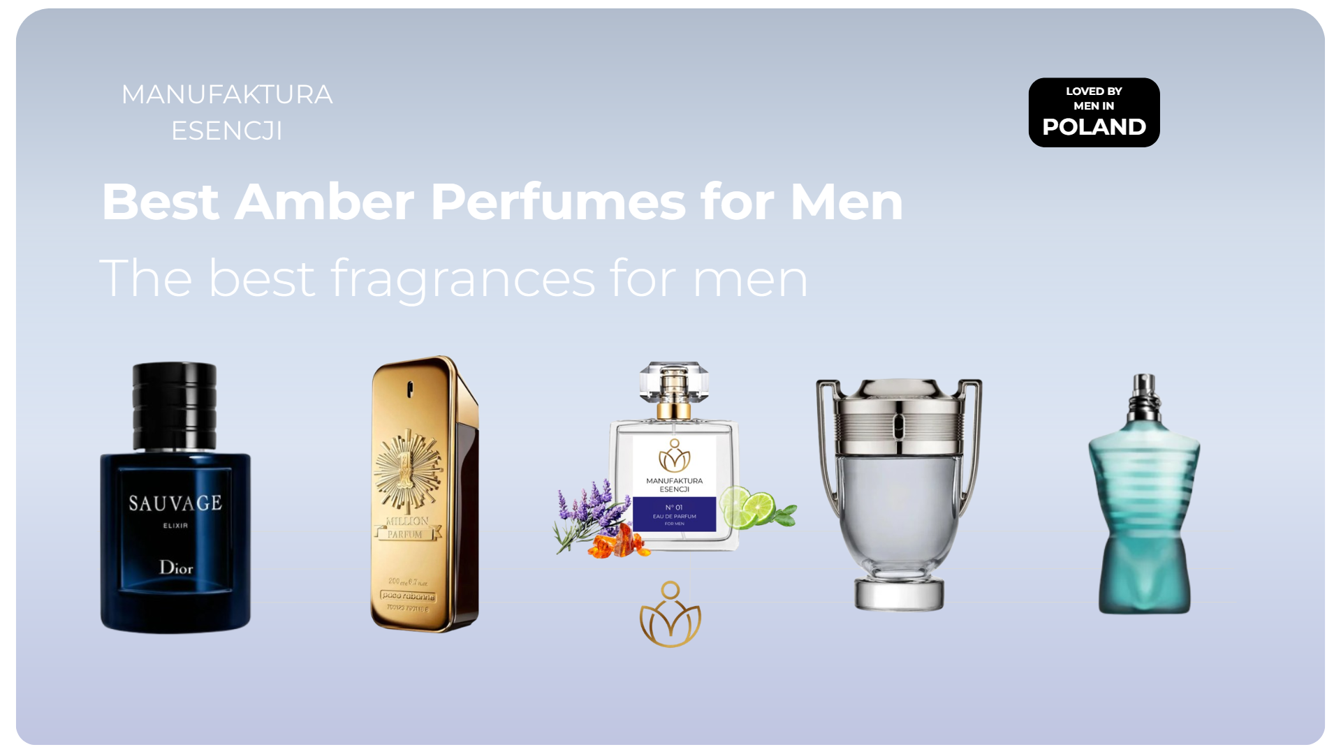 Ranking perfum z ambrą dla mężczyzny